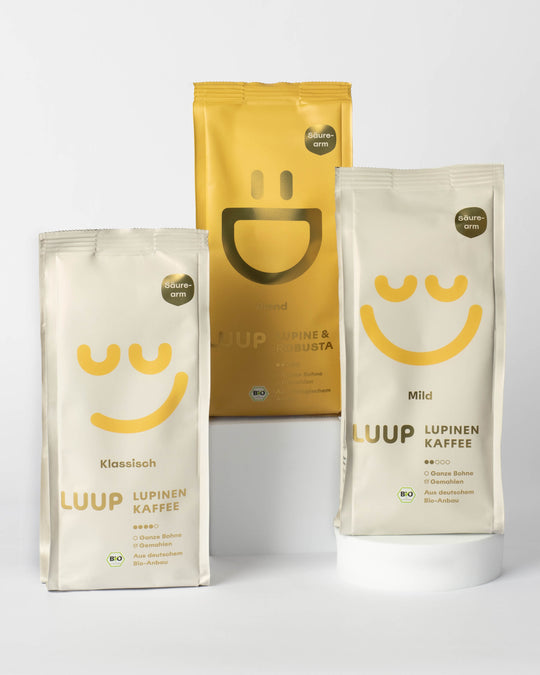 LUUP Lupinenkaffee Probierpaket | 3x200g